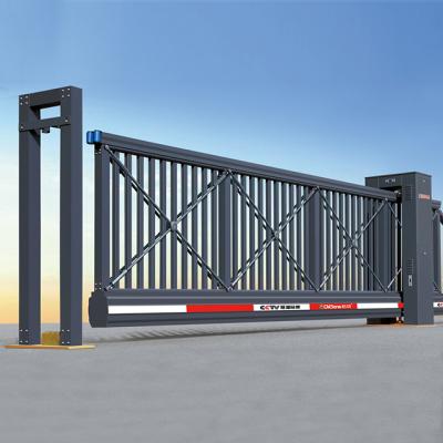 China Automatic System Sliding Gate Industrial Aluminum Driveway Gate for sale