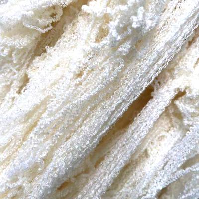 China Have Strong Oil And Water Absorbency Cotton Spinning Milky White Cheap Industrial Wiping Rags Waste Yarn for sale