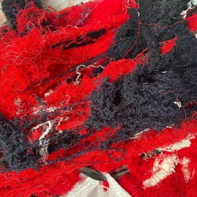 China Have Strong Oil And Water Absorbency Textile Cotton Yarn Waste Blend Colored Industrial Disposable Wiping Rags for sale