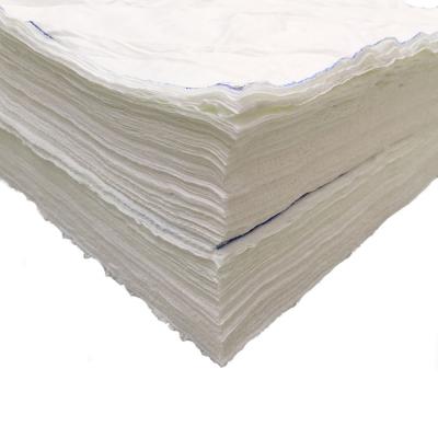 China Have Cotton 10kg/25kg Strong Oil And Water Absorbency Textile Waste Industry Chinese White Cleaning Mopping Rags for sale