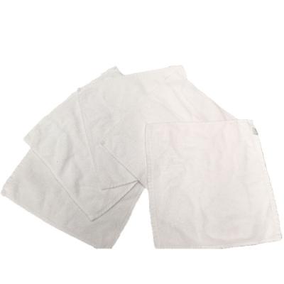 China Have Strong Recycled Clean Soft Uncut Cotton Oil And Water Absorbency Hotel White Towel Industrial Wiping Rags for sale