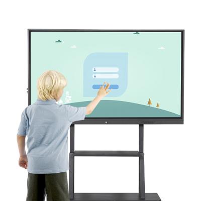 China Education/Conference OEM Stand Or Custom Mobile Wall Mount 65 Inch Touch Screen Interactive Digital Whiteboard For School for sale