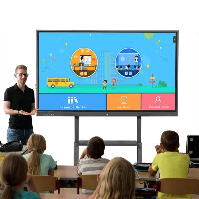 China Education / Conference OEM Custom Modern Classroom 4K Touch Screen Teacher Smart Board for sale