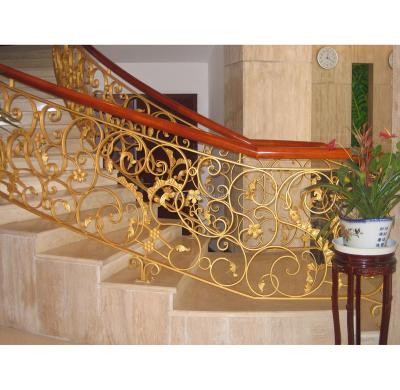 China Staircase Factory Sale Premium Indoor Staircase Railings Staircase Wrought Iron Steel Railings etc. iron stair railings for sale