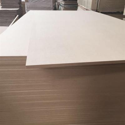 China Modern Rice straw mdf plain maf plain raw mdf panel wood sheet board for sale