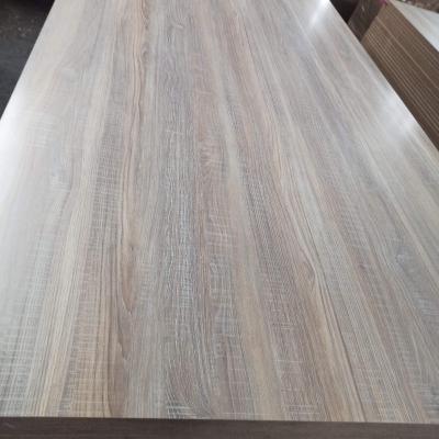 China Modern High gloss Wood Grain Melamine Laminated MDF chipboard board for sale