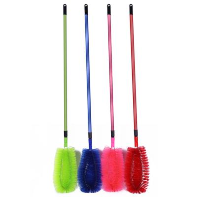 China Sustainable High Quality Plastic Cobweb Ceiling Broom And Brush With Handle for sale