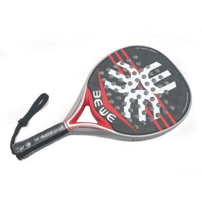 China Carbon/Fiberglass Frame + Soft EVA Low MOQ Core Ready To Board BTR-4029 PROWE 18K Carbon Paddle Racket OEM Accepted for sale