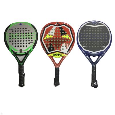 China Carbon/Fiberglass Frame + Soft Core EVA Low MOQ OEM Accepted Cheap Carbon Paddle Tennis Racket for sale