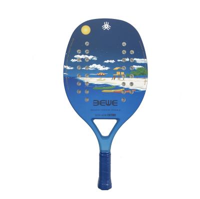 China China Manufacture Carbon Beach Tennis Racket: BEWE BTR-4006 Entain Full Carbon Beach Tennis Racket for sale