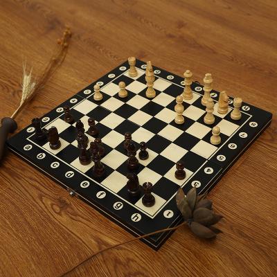 China Wholesale Custom Tournament Wooden Chess Foldable Magnetic Chess Board Set for sale