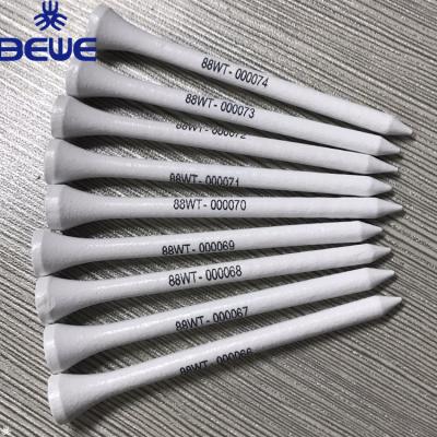 China Wooden Novelty Customized Wooden Golf Tees With Variable Numbers For Golf Club for sale