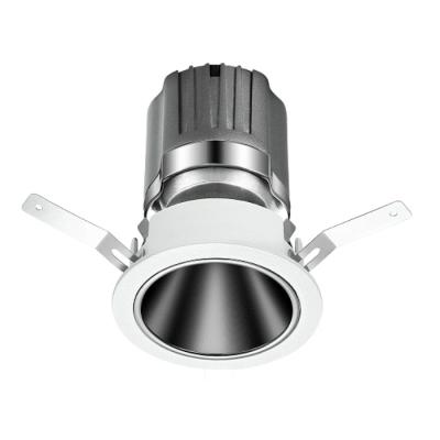 China Modern SAA ETL 12W 20W 30W 40W Dimmable DALI Ceil Ceiling Recessed Spotlight Anti-Glare COB Down Light LED Downlight CCT 0-10V for sale