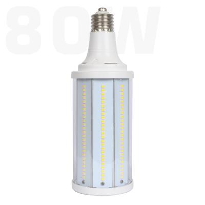 China Hot Selling ROAD Lumen 80W 160lm/w 12800 Lux LED High Lumen 360Degree Light E27 LED Corn Bulb Lamp for sale