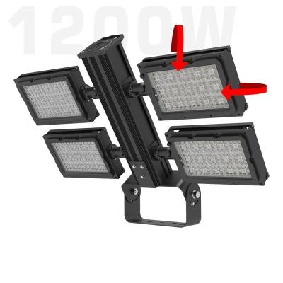 China Hot Selling Outdoor Sports Stadiums 1000W 1200W Futsal Basketball Arena Badminton Court Field LED Apron High Mast Stadium Lighting for sale