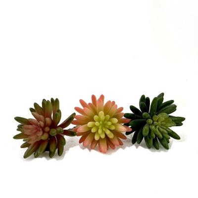 China Unpottedfake Artificial Faux Plants Decoration Succulents Echeveria Snow Lotus Pick Realistic Looking Variety Succulent Gift for sale