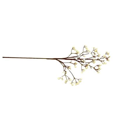 China Artificial White Berry Branch Artificial Berry Stems Decoration Christmas Decorations Arts for sale