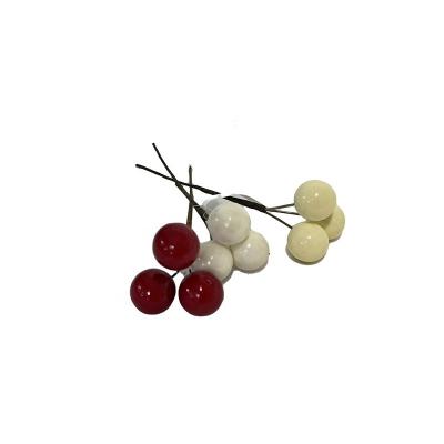 China Artificial Decoration Simulation Christmas Ornament Cherry Holly Berry Model for sale