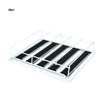 China Refrigerator Accessories Gravity Roller Drinks Beer Track Slide System Customized Size for sale