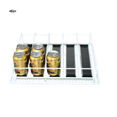 China ODM/OEM Low Price Supermarket Shelf Auto-front Gravit Roller Sliding Track For Sliding Shelf System Customized Size for sale