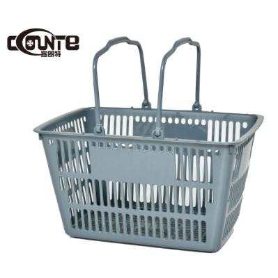 China 1) Supermarket 2)stores factory price shopping cart wholesale supermarket grocery shopping plastic basket for sale