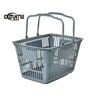 China 2022 Supermaerket Shopping The Latest Design Small Plastic Shopping Basket Supermarket Shopping Basket for sale