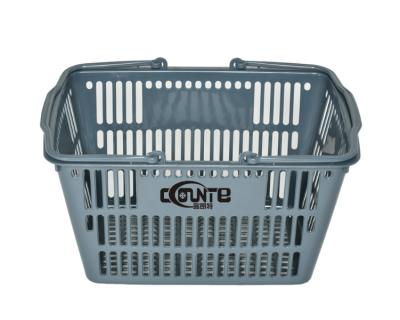 China Supermaerket Shopping Two Handle Collapsible Shopping Baskets For Picnic Supermarket Collapsible Shopping Basket for sale