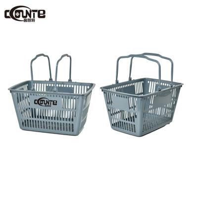 China 1) Supermarket 2)eco-friendly stores two handle foldable shopping baskets for picnic supermarket collapsible shopping basket for sale