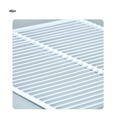 China Plated Commercial Wire Netting Equipment Metal Rack Professional Fridge Refrigerator Wire Shelves for sale