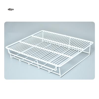 China Grocery Commercial Fridge Shelf Steel Wire Push Pull Retail Divider for sale