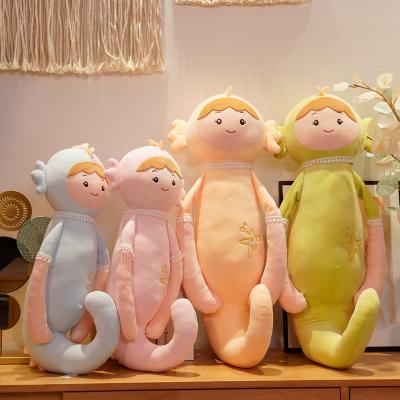 China Cartoon Toy Handmade Of The Finest Fabrics Cute Cartoon Seahorse Plush Toy Decompression Sleepiness for sale