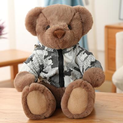 China Handmade Cute Kids Cartoon Toy Custom Plush Bear Stuffed Animal Plush Toy Sleep Cloth Kids Stuffed Toy for sale