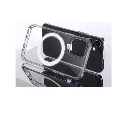 China Protect cell phone magsafe clear case for iphone12 wholesale clear phone case tranparent factory magnetic for iphone case cell phone cover for sale