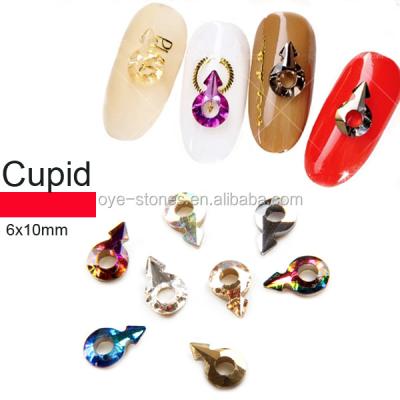 China Factory direct sales K9 rhinestones glass nail art 2018 newest stone crystal cupid rhinestone for sale