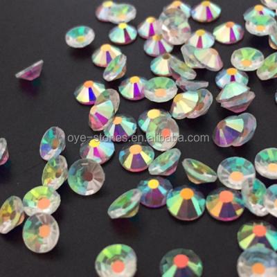 China Factory direct sales excellent quality transparent back ab nail rhinestone for sale