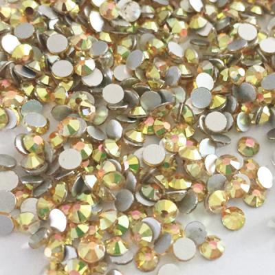 China Flatback Gold Dream Rhinestone for sale