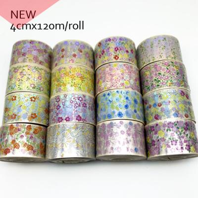 China 2019 Hot Selling New Flower Patterns PET Nail Art Foil Stickers Christmas for sale