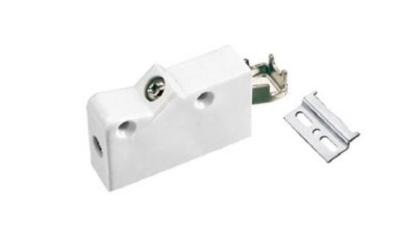 China Concealed Kitchen Cabinet Hangers , White Color Cabinet Suspension Bracket for sale