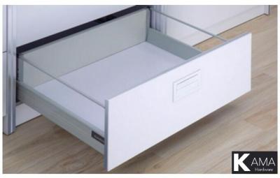 China Einzelner/doppelter Rod Kitchen Tandembox Drawer Systems mit Selbst- und dem weichen Schließen zu verkaufen