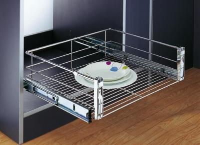 China Customized Cabinet Kitchen Pull Out Basket Easy Installation For Storage for sale