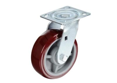 China Heavy Duty Swivel Plate Caster 4