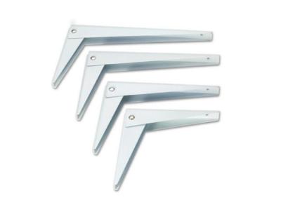 China L Shape Foldable Triangle Wall Shelf / Cold Rolled Steel Triangle Wall Bracket 8-14