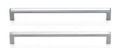 China Fixed Kitchen Cabinet Door Handles , Chrome Zinc Alloy Door Handle for sale