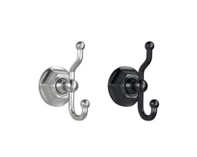 China Wire Drawing Coat And Hat Hooks With Heavy Duty Zinc Alloy Material for sale