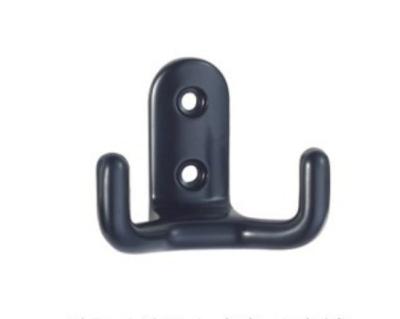 China Black Wall Hanging Coat Hooks / Individual Coat Hooks Customized Size for sale