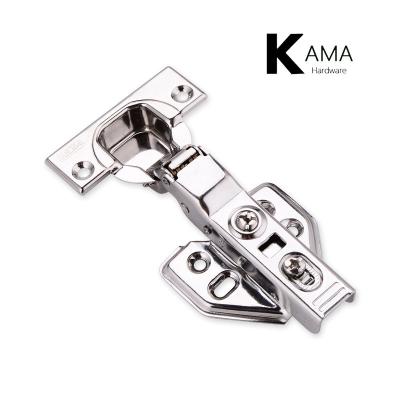 China 304 Stainless Steel with Pure Brass Core 35mm Cup Soft Closing Hydraulic Cabinet Hinges for sale