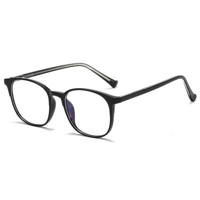 China Optical Frames Around Retro Spring Hinge Computer Glass Optical Frame Glasses Light Blue Light Blocking Frames for sale