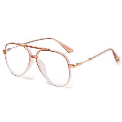 China Blue Light Blocking Optical Frames Computer Glass Optical Frames Around Retro Eyeglasses Glass Frames For Women Men for sale