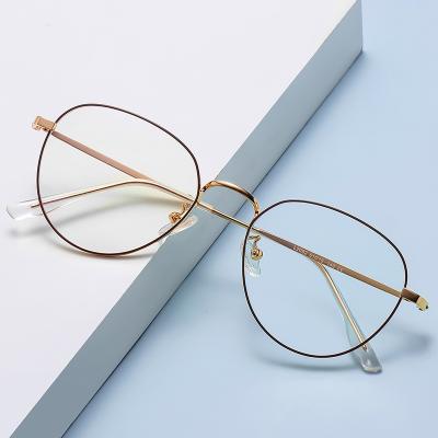 China For Optical Frames PC Glass Optical Frame Blue Light Retro Blocking Glasses Glasses Custom Frames for sale