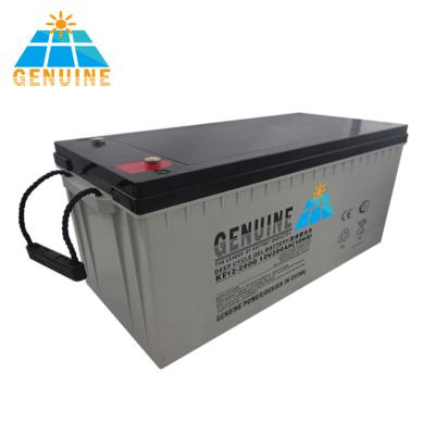 China Machine- Europe Standard Deep Cycle 12v200ah Lead Acid Battery Inverter GEL AGM UPS Rechargeable Battery Front Solar Battery for sale